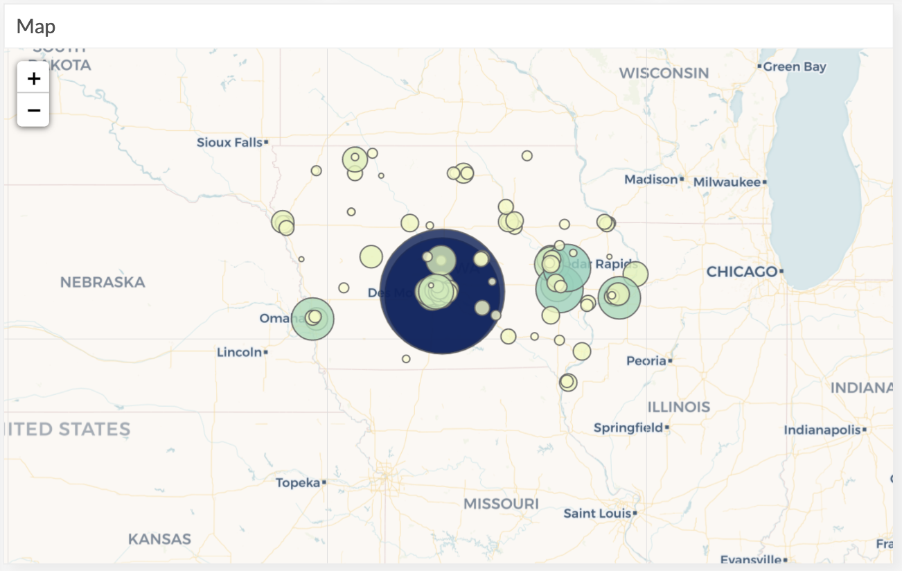Exply Map Widget